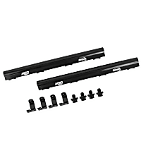 2724 Atomic Series Fuel Rail - Aluminum, Kit
