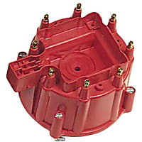 8411 Extra-Duty Series Distributor Cap - Red, Direct Fit, Sold Individually