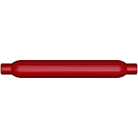 13134 Red Muffler - Direct Fit