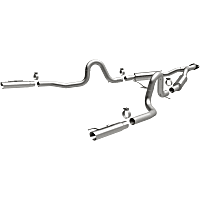 15717 Street Series - 1999-2004 Ford Mustang Cat-Back Exhaust System - Made of Stainless Steel