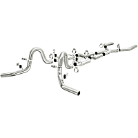 15898 Street Series - 1968-1973 Crossmember-back Exhaust System - Made of Stainless Steel