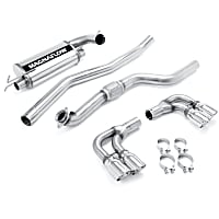 16761 Cat-Back Exhaust System, 4, 2.0, Made of Stainless Steel, Street Series