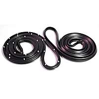 LM 131 Weatherstrip Seal - Black, Door Seal, Direct Fit, Set of 2