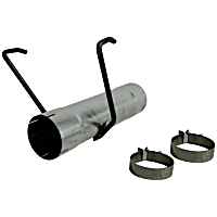 MDAL017 Muffler Delete Pipe - Aluminized Steel, Direct Fit