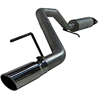 S5508AL Installer Series - 2005-2010 Jeep Grand Cherokee Cat-Back Exhaust System - Made of Aluminized Steel