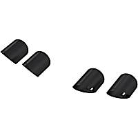 Exhaust Tip - Black, Stainless Steel, Direct Fit, Kit