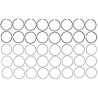 41930CP OE Replacement Series Piston Ring Set - Direct Fit, Set