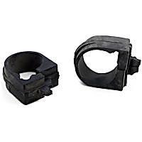 MK7113 Supreme Series Steering Rack Bushing - Black, Rubber, Direct Fit, Set of 2