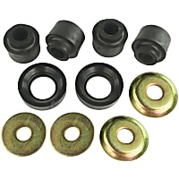 MK8268 Radius Arm Bushing - Black, Thermoplastic, Direct Fit, Set of 2