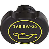 EC787 Motorcraft OE Replacement Oil Filler Cap - Black, Plastic, Direct Fit, Sold individually