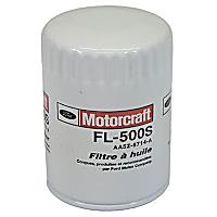 FL500S Motorcraft OE Replacement Oil Filter - Canister, Direct Fit, Sold individually