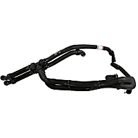 KH874 Motorcraft Heater Hose Heater Hose - Black, EPDM Rubber, Direct Fit, Sold individually