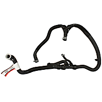 KM5425 Motorcraft OE Replacement Coolant Reservoir Hose - Direct Fit, Sold individually