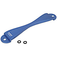 MMTD-SUB-BL Battery Hold Down - Blue, Aluminum, Universal, Sold individually