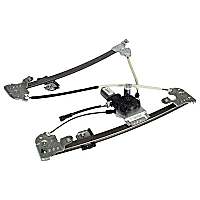 WLRA-3 Front, Driver Side Motorcraft OE Replacement Power Window Regulator, With Motor