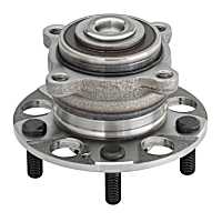 512353 Rear, Driver or Passenger Side Wheel Hub, 5 Lugs, With Bearing,, Problem Solver Series