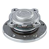 512543 Rear, Driver or Passenger Side Wheel Hub, 5 Lugs, With Bearing, FWD, 1.6L, 4Cyl, Problem Solver Series
