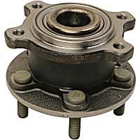 512591 Rear, Driver or Passenger Side Wheel Hub, 5 Lugs, Sensor Not Included, Problem Solver Series