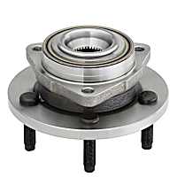 513228 Front, Driver or Passenger Side Wheel Hub, 5 Lugs, With Bearing,, Problem Solver Series