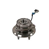 513276 Front, Driver or Passenger Side Wheel Hub, 5 Lugs, With Bearing,, Problem Solver Series