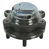 513334 Front, Driver or Passenger Side Wheel Hub, 5 Lugs, With Bearing,, Problem Solver Series