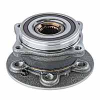 513363 Front, Driver or Passenger Side Wheel Hub, 5 Lugs, With Bearing, Sensor Included,, Problem Solver Series