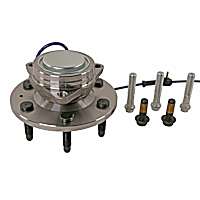 515071 Front, Driver or Passenger Side Wheel Hub, includes Bearing, Rear Wheel Drive, 6 Stud Hub, For Models with 17 in. Wheels