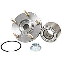518515 Front, Driver or Passenger Side Wheel Hub, With Bearing,, Problem Solver Series