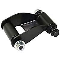 K150409 Leaf Spring Shackles and Hangers - Black, Direct Fit, Sold individually