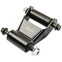 K150411 Leaf Spring Shackles and Hangers - Black, Direct Fit, Sold individually
