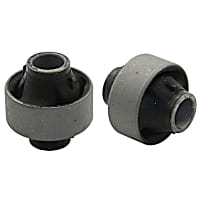 K201351 Problem Solver Series Trailing Arm Bushing - Steel Clad Rubber, Direct Fit, Set of 2
