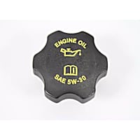 53010656AA OE Replacement Series Oil Filler Cap - Black, Direct Fit, Sold individually