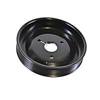 68046027AA OE Replacement Series Water Pump Pulley - Black, Steel, Direct Fit, Sold Individually