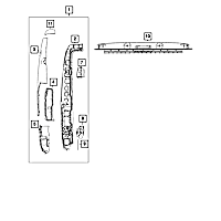 68134360AA Body Panel Bracket