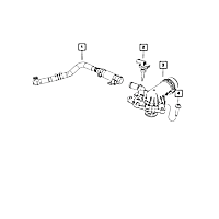 68217305AG Direct Fit Engine Coolant Thermostat, Sold Individually