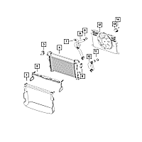 68260328AA Upper Fan Shroud
