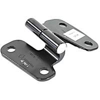 68284986AB Windshield Hinges - Black, Steel, Direct Fit, Sold individually