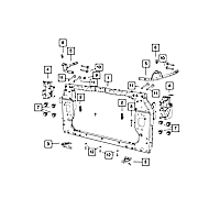 68286731AA Radiator Support Bracket