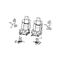 68334558AB Direct Fit Air Bag Wiring Harness, Sold Individually