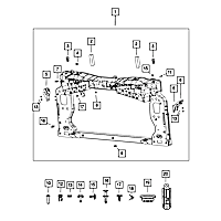 68378487AA Auxiliary Water Pump Hose