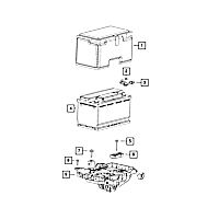 68402456AD Battery Tray - Direct Fit