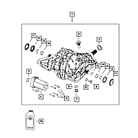 68408733AA Differential O-Ring, Sold individually