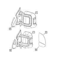 68413482AA Mirror Glass