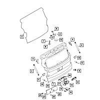 68428989AA Liftgate Release Switch