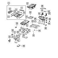 68449363AA Console Cover - Direct Fit
