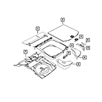 6BF25HL1AB Folding Seat Trap Door Latch