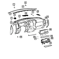 6NH62TX7AA Instrument Panel Cover