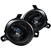 LF641 Front, Driver and Passenger Side Fog Light With bulb(s)