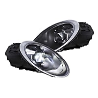 LF997 Driver and Passenger Side LED Headlight, With bulb(s), Clear Lens, Black Interior, XB LED Series