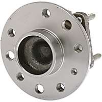 WH512238 Rear, Driver or Passenger Side Wheel Hub, With Bearing,, Quality-Built OE Replacement